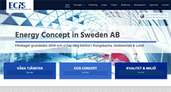 Desktop Screenshot of ecis.se