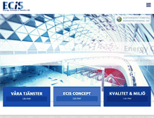 Tablet Screenshot of ecis.se